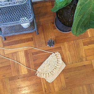 Mar Y Sol Straw Bag with Straps